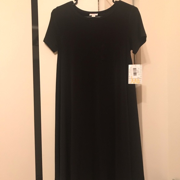 LuLaRoe Dresses & Skirts - LuLaRoe Carly solid black dress LuLaRoe Dresses & Skirts - LuLaRoe Carly solid black dress